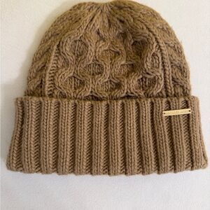 Michael Kors Tan Knit Hat